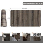 Wood Grain Peel and Stick Vinyl Floor Tiles