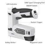 Bielmeier 2-in-1 Cordless Electric Staple Gun