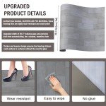 Oxdigi Waterproof Vinyl Flooring Roll - Grey Oak