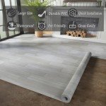 Oxdigi Waterproof Vinyl Flooring Roll - Grey Oak