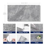15 Pcs Peel and Stick Waterproof Vinyl Floor Tiles