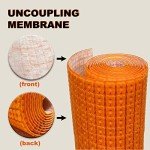 MAXKOSKO Heated Floor Underlayment Mat, Waterproof 161 Sq. Ft