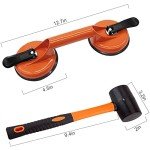 Laminate Floor Gap Repair Tool Kit with Mallet