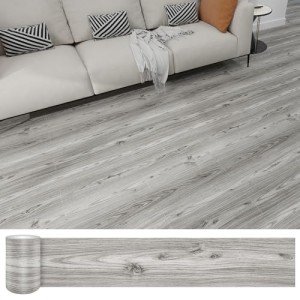 Peel and Stick Wood Plank Vinyl Floor Tiles