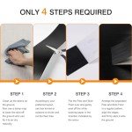 Biyoee 36-Pack Black Peel and Stick Floor Tiles