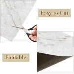 Peel and Stick 12"x12" Vinyl Floor Tiles - White