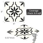 Morcart 20PCS Waterproof Peel and Stick Floor Tiles