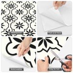 Morcart 20PCS Waterproof Peel and Stick Floor Tiles