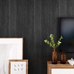 Black Wood Grain Peel and Stick Contact Paper