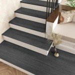 Black Wood Grain Peel and Stick Contact Paper
