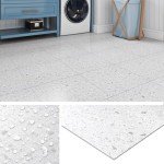 Livelynine Waterproof Peel and Stick Floor Tiles - 32 Pack