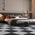 30-Pack Dark Gray Peel and Stick Vinyl Tiles