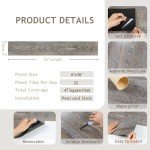 Rustic Barnwood Peel and Stick Vinyl Flooring
