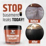 Liquid Rubber Waterproof Sealant for Foundations, 5 Gallon