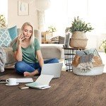 Farmhouse Wood Grain Foam Floor Tiles - 48 Sq Ft