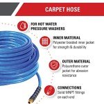 3000 PSI Carpet Cleaning Hose, 1/4 Inch x 200 Feet