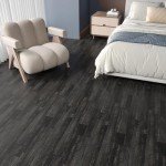 16-Pack Dark Wood Peel and Stick Floor Tiles