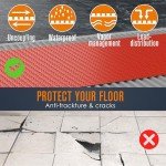Houseables Waterproof Uncoupling Membrane, 54.5 sq ft