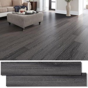 Peel and Stick Vinyl Floor Tiles - Dull Gray