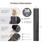 Peel and Stick Vinyl Floor Tiles - Dull Gray