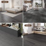Peel and Stick Vinyl Floor Tiles - Dull Gray