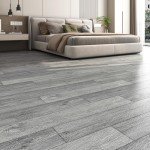 Natural Grey Peel and Stick Vinyl Floor Tiles