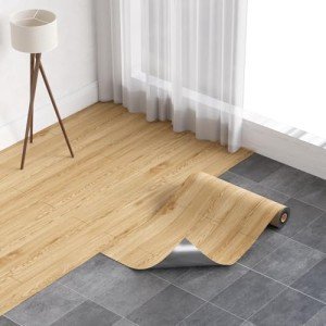 Peel and Stick Vinyl Floor Tiles - 2 Rolls