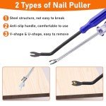 4-Piece Upholstery Staple Remover Tool Set
