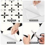 20 Peel and Stick Waterproof Vinyl Floor Tiles