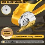 Cordless Electric Scissors with Safety Lock and LED