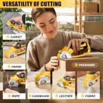Cordless Electric Scissors with Safety Lock and LED