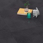 Slate Grey Peel and Stick Vinyl Flooring Tiles