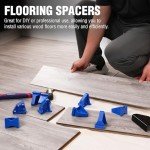 40-Pack Floor Spacers for Laminate & Hardwood