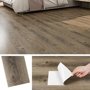 Livelynine Peel and Stick Reclaimed Wood Floor Tiles