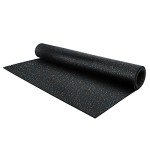 Tough Rubber Flooring Roll - 4’x10’ Blue/Gray