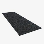 Tough Rubber Flooring Roll - 4’x10’ Blue/Gray