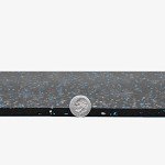Tough Rubber Flooring Roll - 4’x10’ Blue/Gray