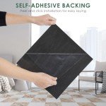30-Pack Light Brown Peel and Stick Vinyl Tiles