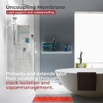 Prova Flex-Heat Uncoupling Membrane for Heated Floors