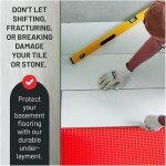 Vivlly 1/8” Waterproof Uncoupling Membrane Mat