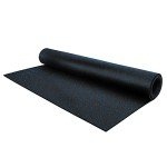 1/4" Tough Rubber Flooring Roll - 4'x10' Blue