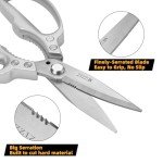 Muzziz Heavy Duty All-Purpose Utility Scissors
