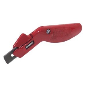 Professional Carpet Knife with 3 Blades - Red