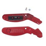Professional Carpet Knife with 3 Blades - Red
