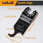 4 Pcs Universal Oscillating Tool Hook Knife Blades