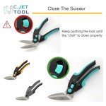 C.JET Tool 10" Heavy Duty Carpet Scissors