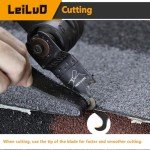 4 Pcs Universal Oscillating Tool Hook Knife Blades