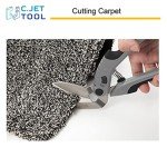 C.JET Tool 10" Heavy Duty Carpet Scissors