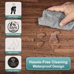 Wood Grain Interlocking Foam Floor Tiles - 96 Sq. Ft