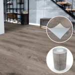 Art3d Vinyl Wood Tile Stickers - 36"x6" Pack of 10